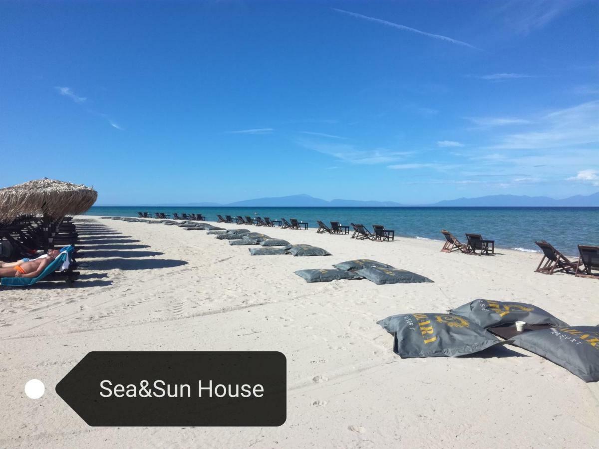 فيلا Sea & Sun House Nea Kallikrateia المظهر الخارجي الصورة